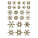 Initial, Goud/Zilver- Kerstmis,20 vel/ St.