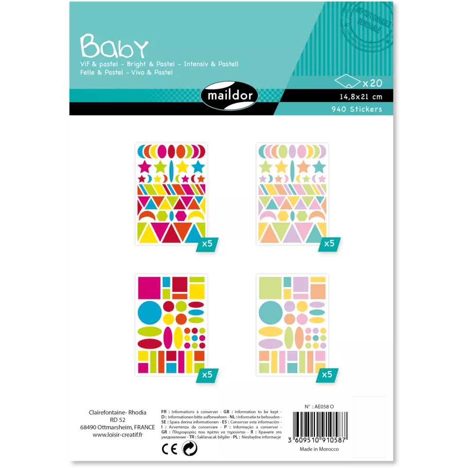 Baby, Sach 20 pl 14,8x21cm,...