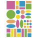 Baby, Geometrisch Fluo, 20 vel-/ St.