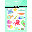 Baby, Sach 6 pl 14,8x21cm, Poissons/ Pce