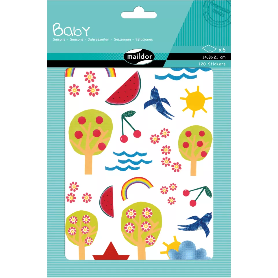 Baby, Sach 6 pl 14,8x21cm, Saisons/ Pce