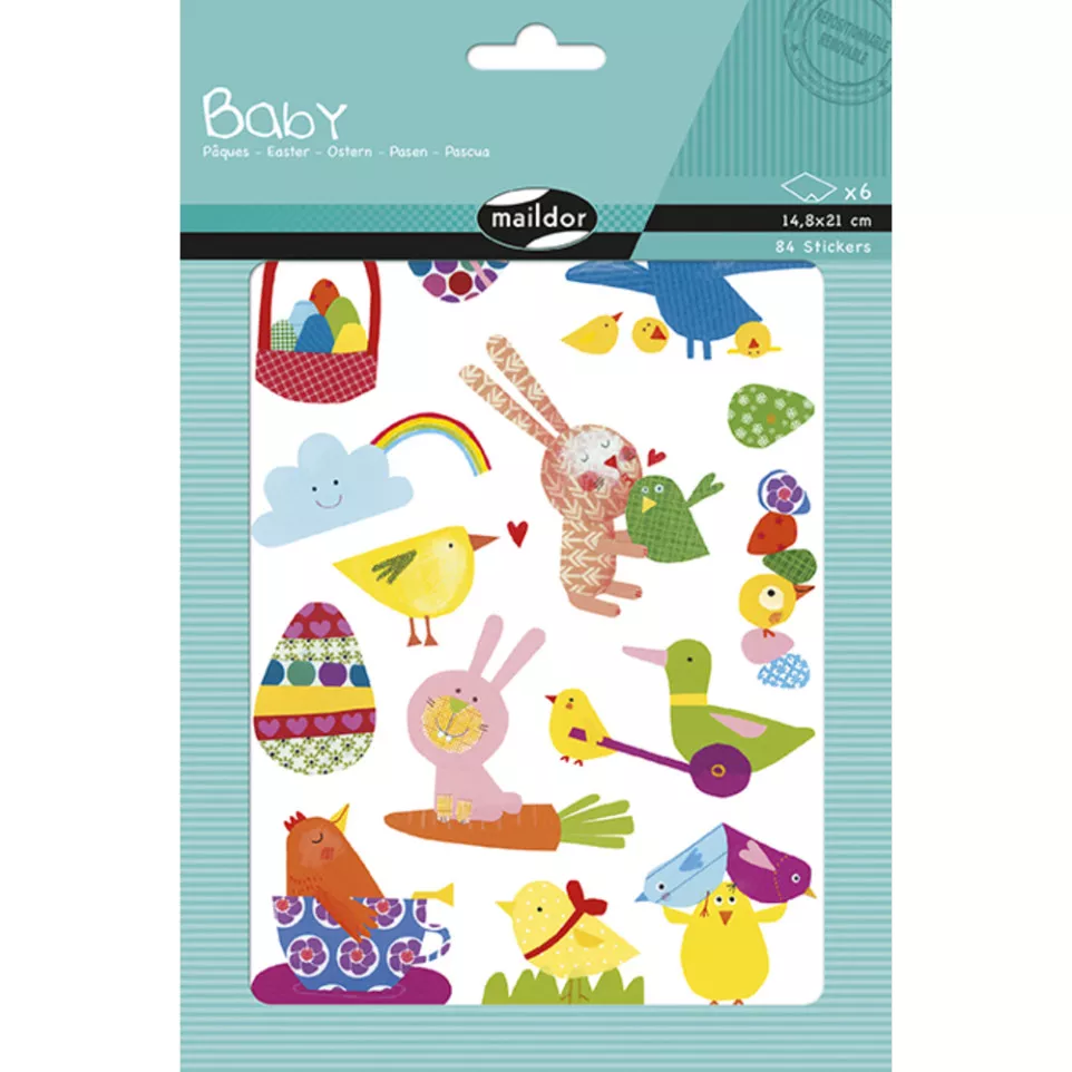 Baby, Sach 6 pl 14,8x21cm, Pâques/ Pce