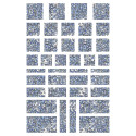Initial, Bag 4 pl 10.5x16cm, Holographic, Geometric/ Pc.