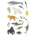 Mimi Stick', Bag 4 pl 10.5x16cm, Endangered animals/ Pc.