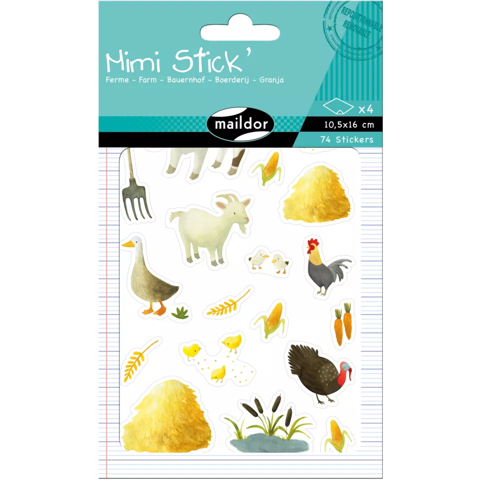 Mimi Stick', Sach 4 pl 10,5x16cm,...