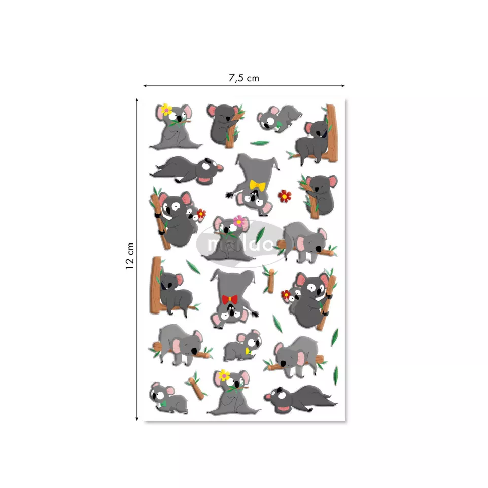 Cooky, Pak 1 vel 7,5x12cm Koalas-/ St.