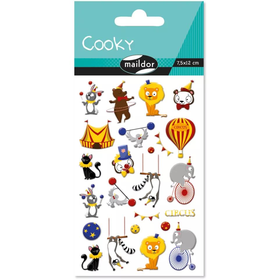 Cooky, Bag 1 pl 7.5x12cm, Circus/ Pc.