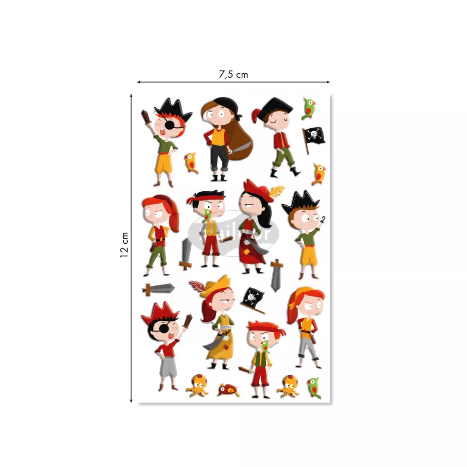 Cooky, Bag 1 pl 7.5x12cm, Pirates/ Pc.