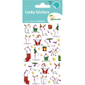 Cooky, Pk 1 vel 7,5x-12cm Eenhoorns Kerst/ St.