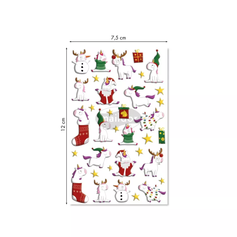 Cooky, Pk 1 vel 7,5x-12cm Eenhoorns...