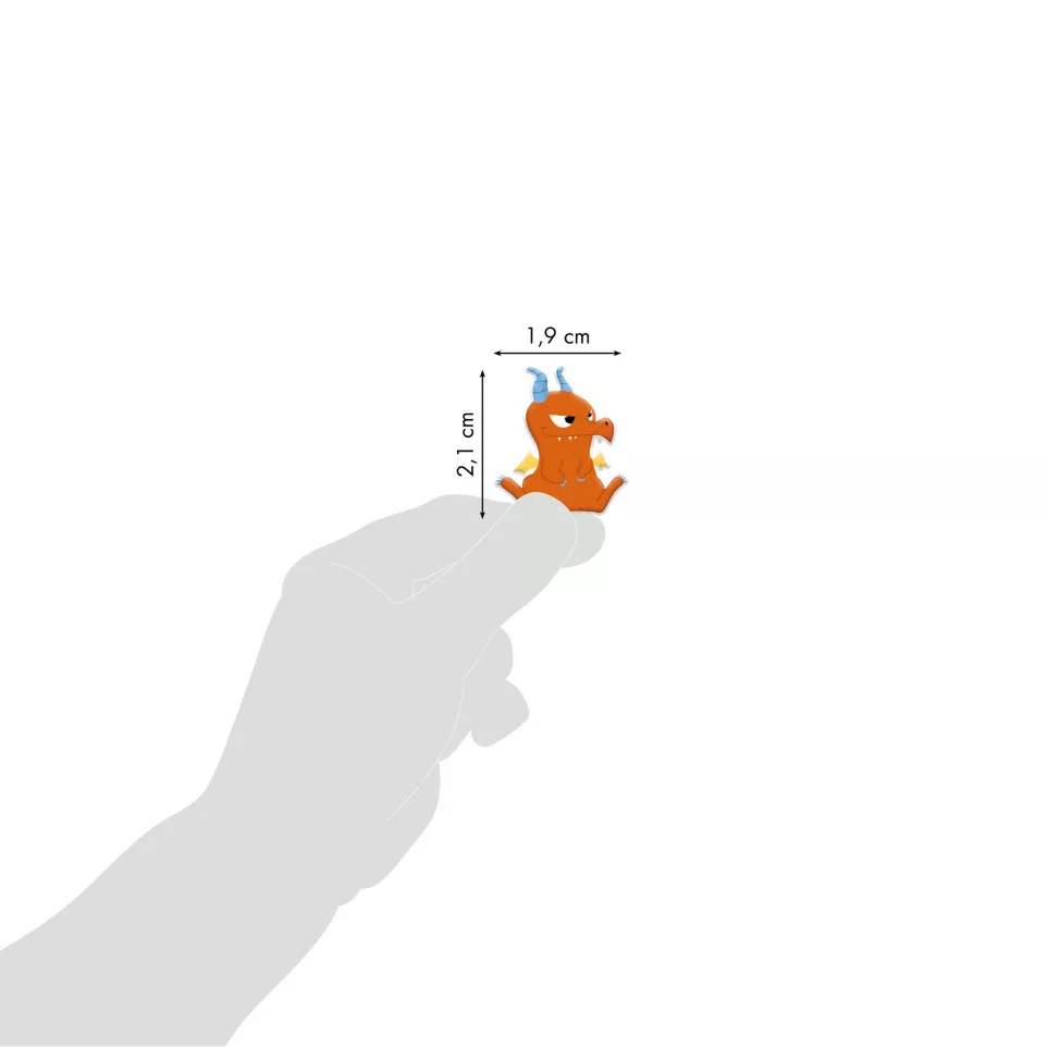 Cooky, Bag 1 pl 7.5x12cm, Dragons/ Pc.