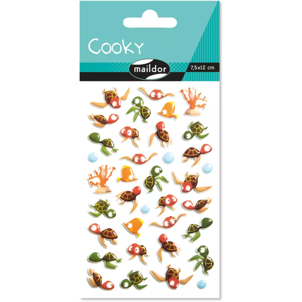 Cooky, Sach 1 pl 7,5x12cm, Tortues de...