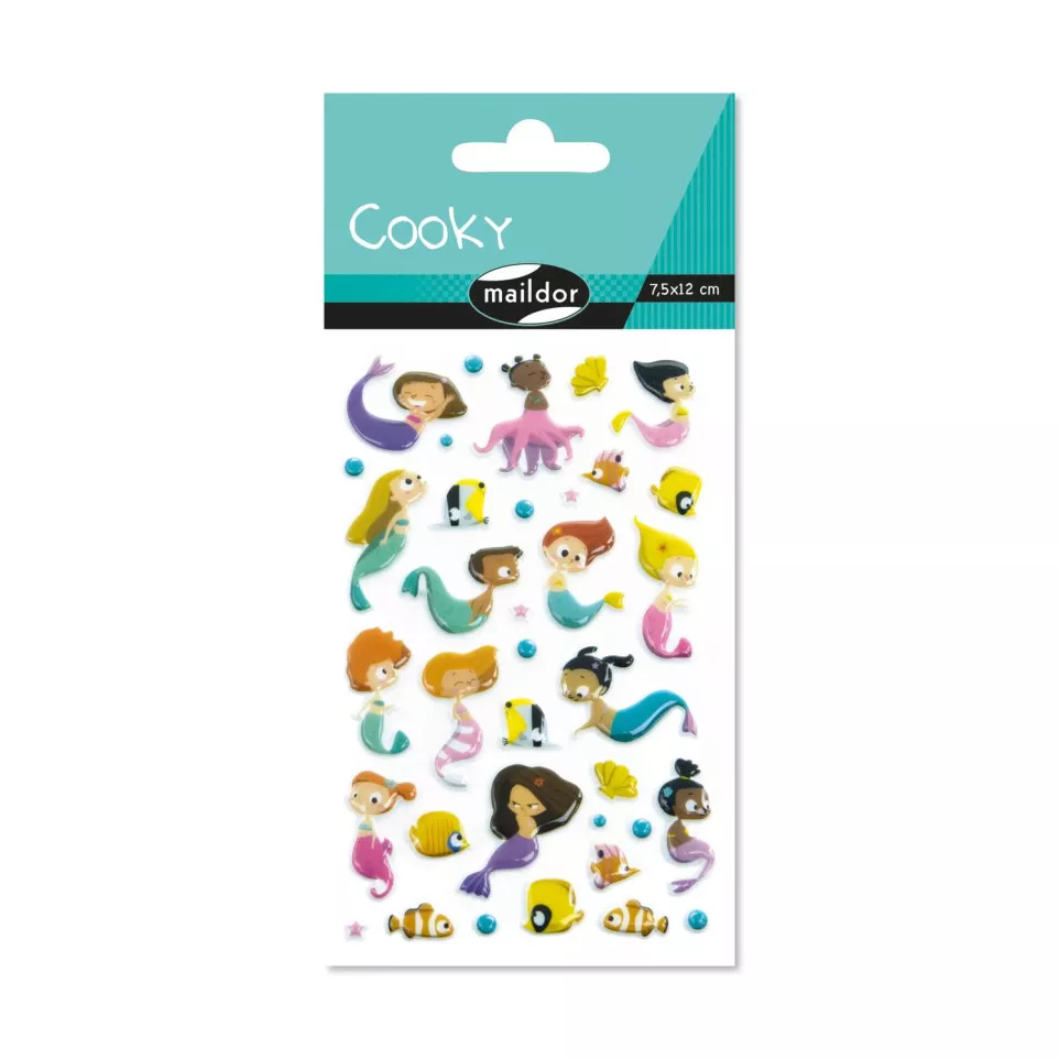 Cooky, Sach 1 pl 7,5x12cm, Sirènes/ Pce