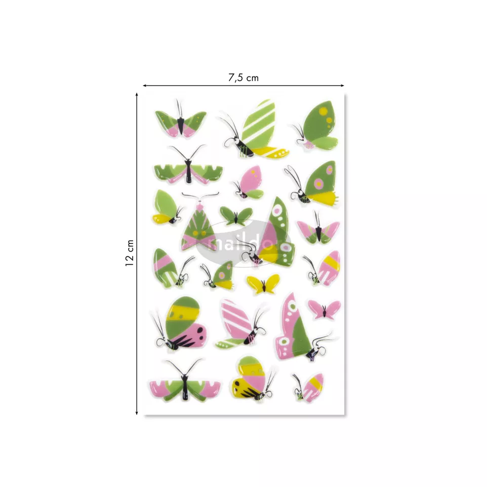 Cooky, Sach 1 pl 7,5x12cm, Papillons/...