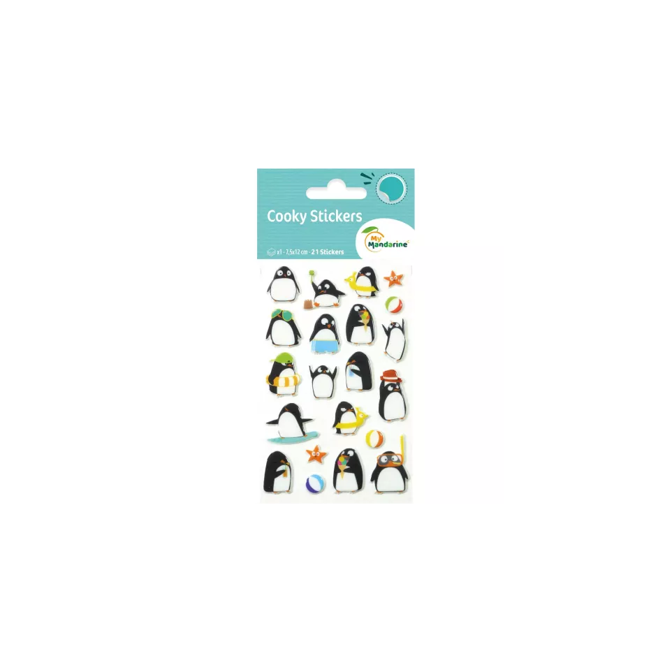 Cooky, Sach 1 pl 7,5x12cm, Pingouins/...