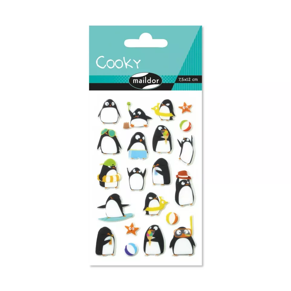 Cooky, Sach 1 pl 7,5x12cm, Pingouins/...