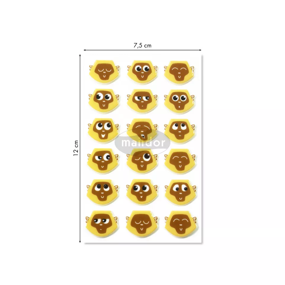 Cooky, Emoticons Apen-/ St.