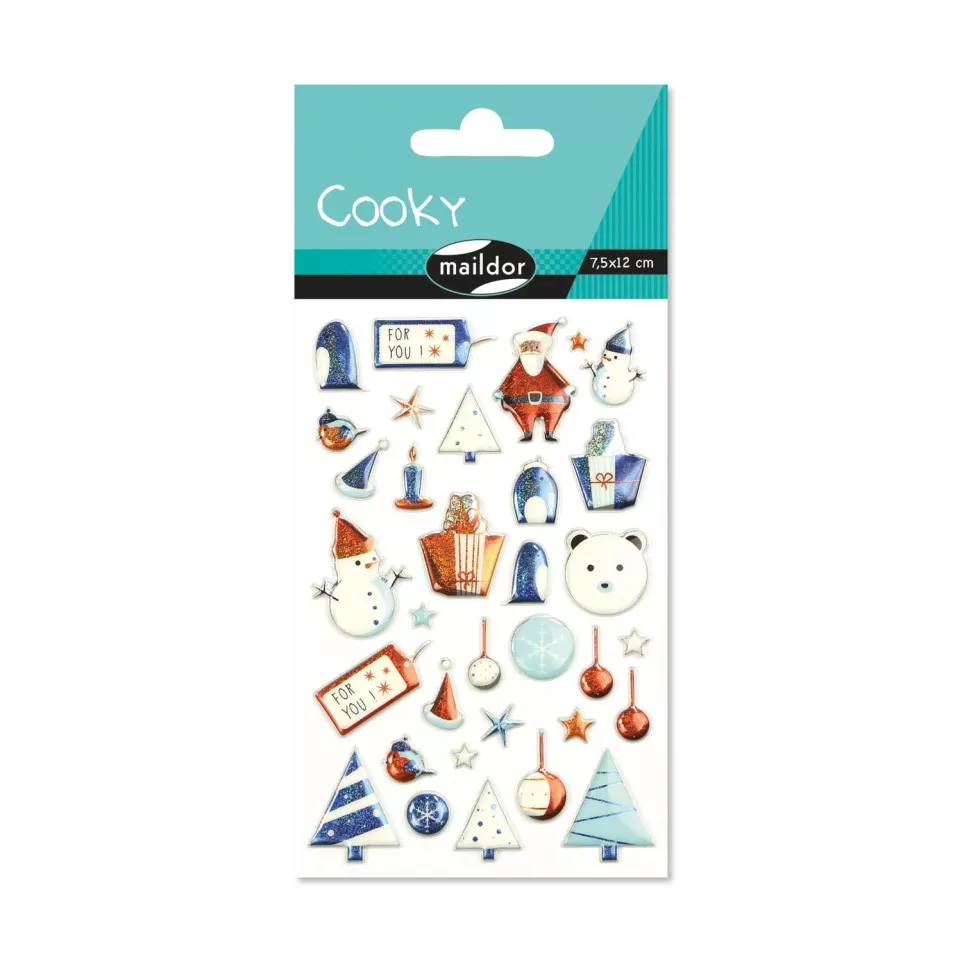 Cooky, Kerstmis kinderen blauw-/ St.