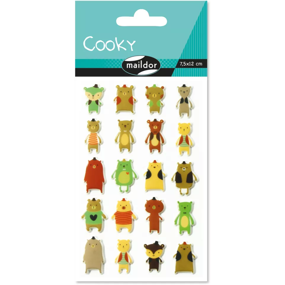 Cooky, Sach 1 pl 7,5x12cm, Ours/ Pce