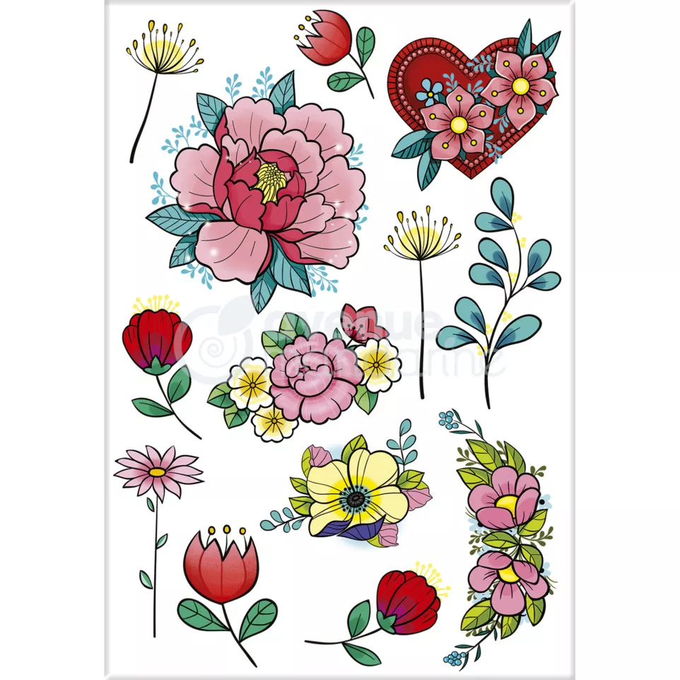 Tattoo' Mania, Fleurs/ Pce