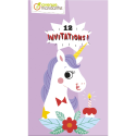 Invitation cards, Unicorns/ Pc.