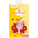 * Cartes d'invitation, Garden Party/ Pce