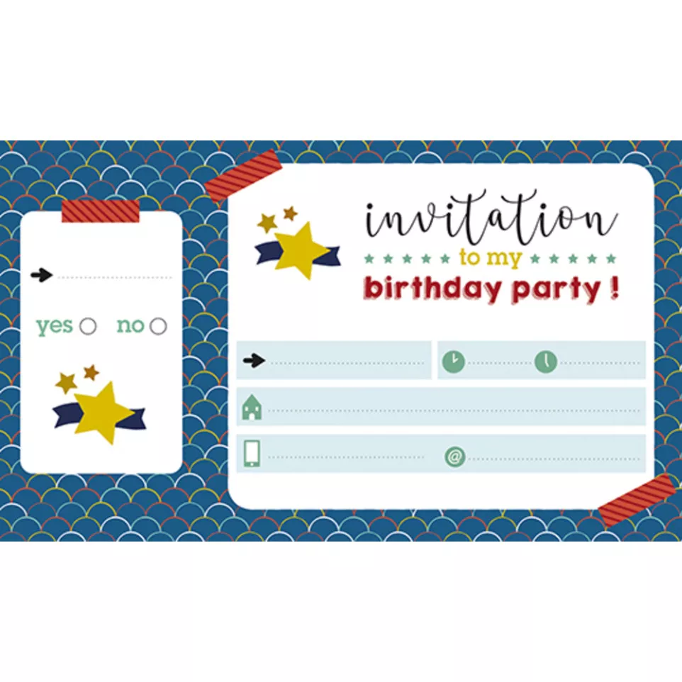 * Cartes d'invitation, Garden Party/ Pce