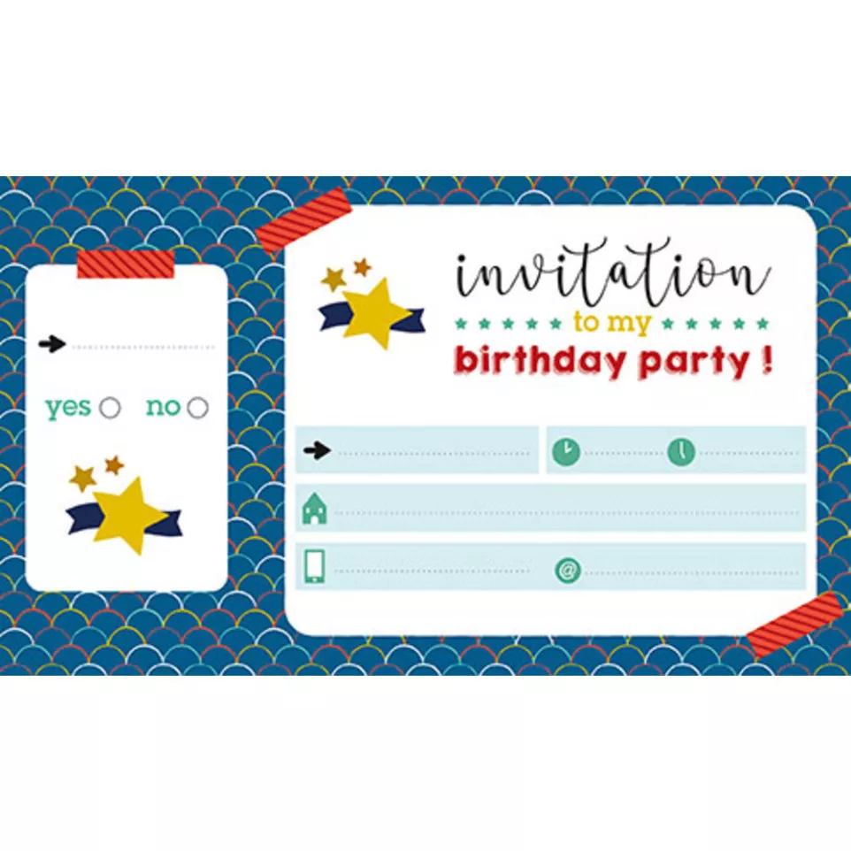 * Cartes d'invitation, Garden Party/ Pce