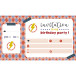 * Cartes d'invitation, Garden Party/ Pce