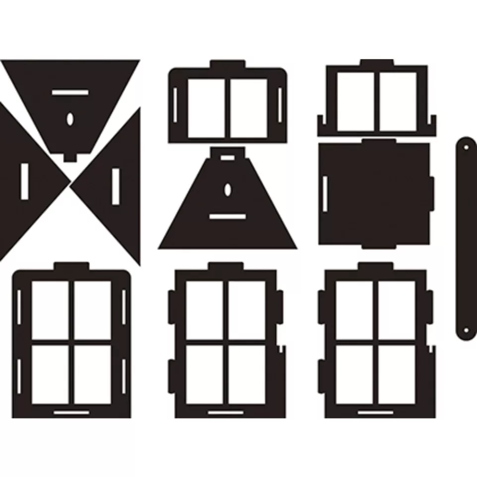 Creative box, Lantern to build/ Pc.