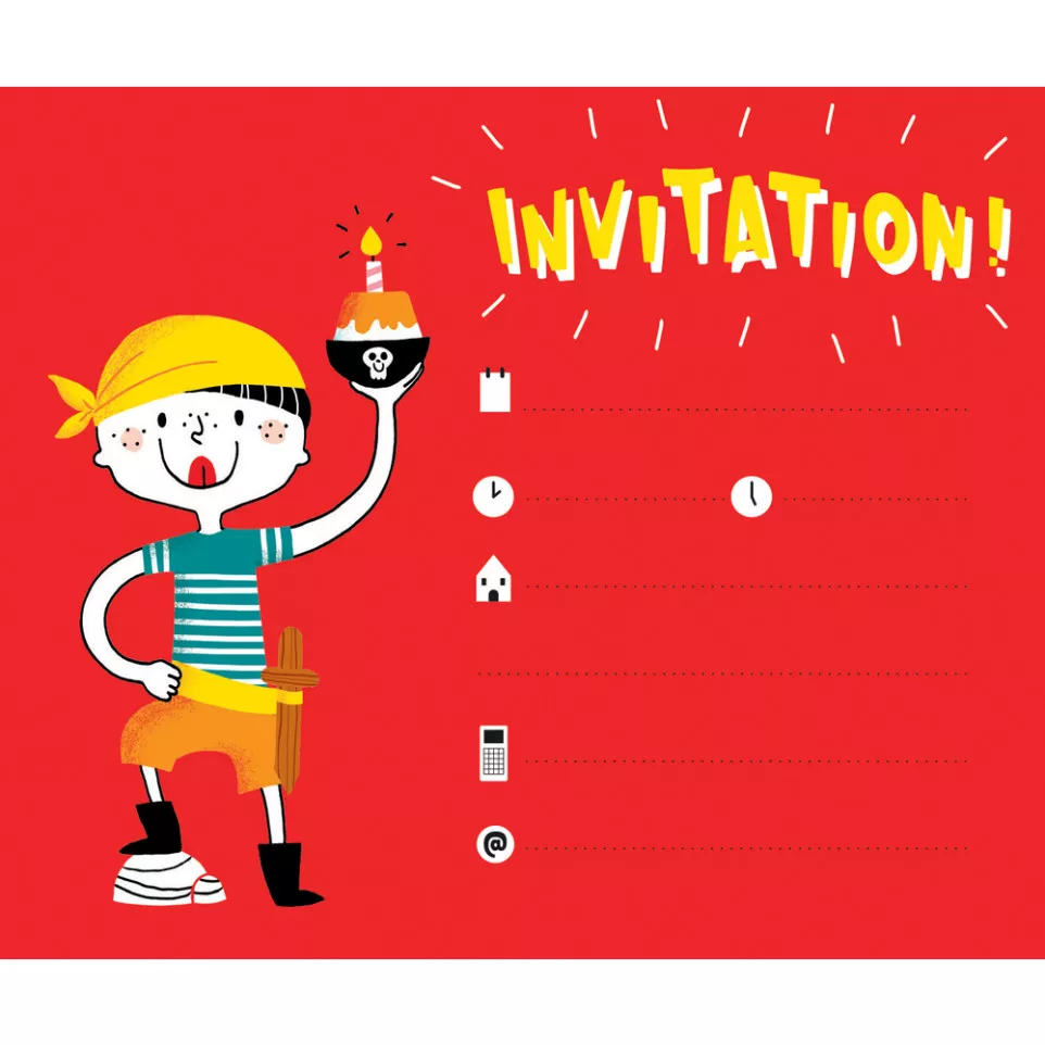 Invitation cards, Pirates/ Pc.