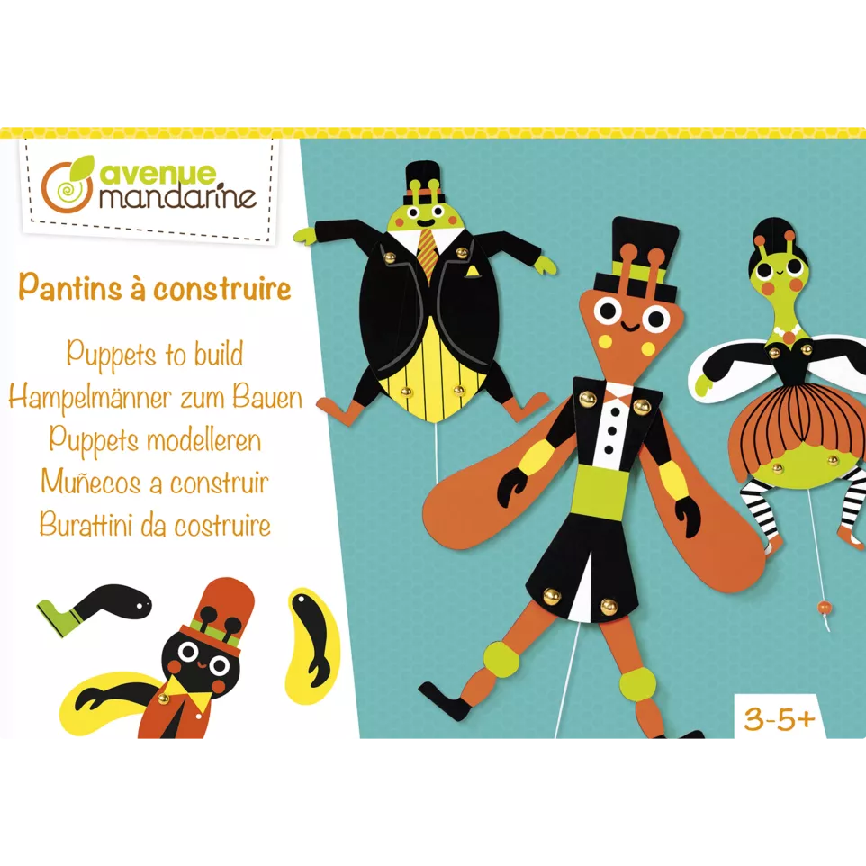 Creative box, Puppets to build,...