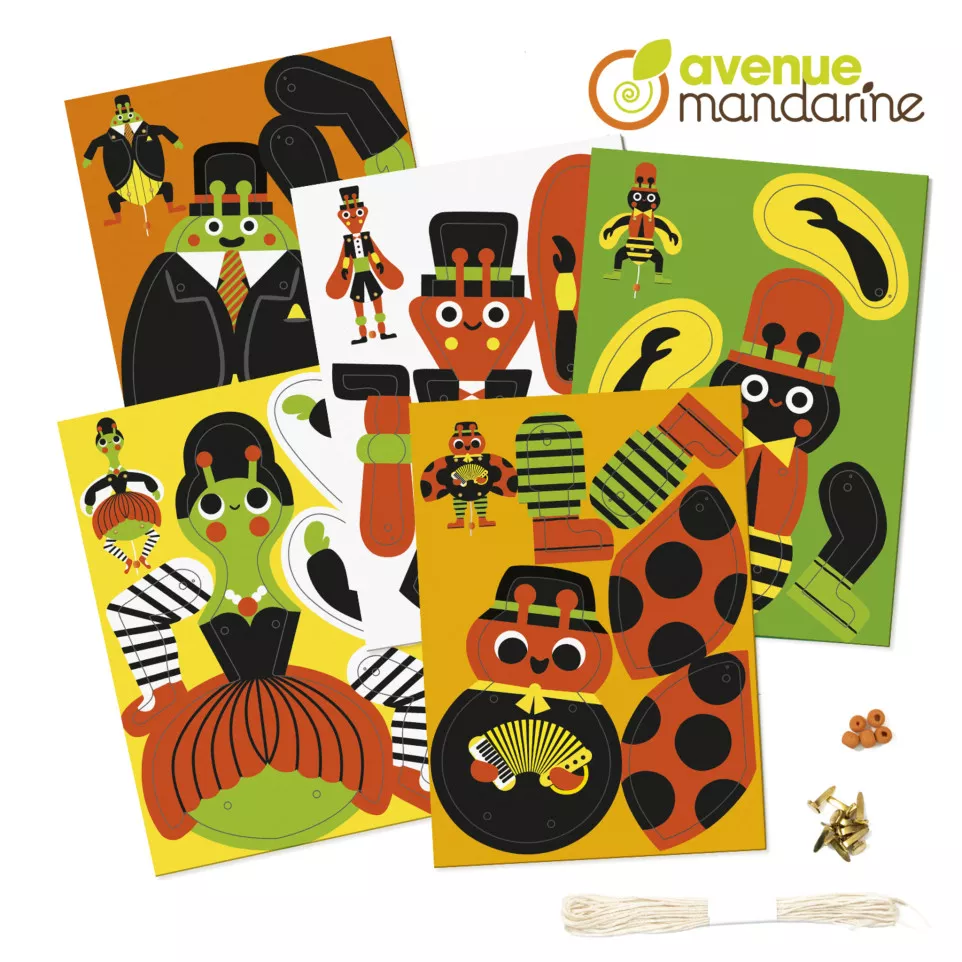 Creative box, Puppets to build,...