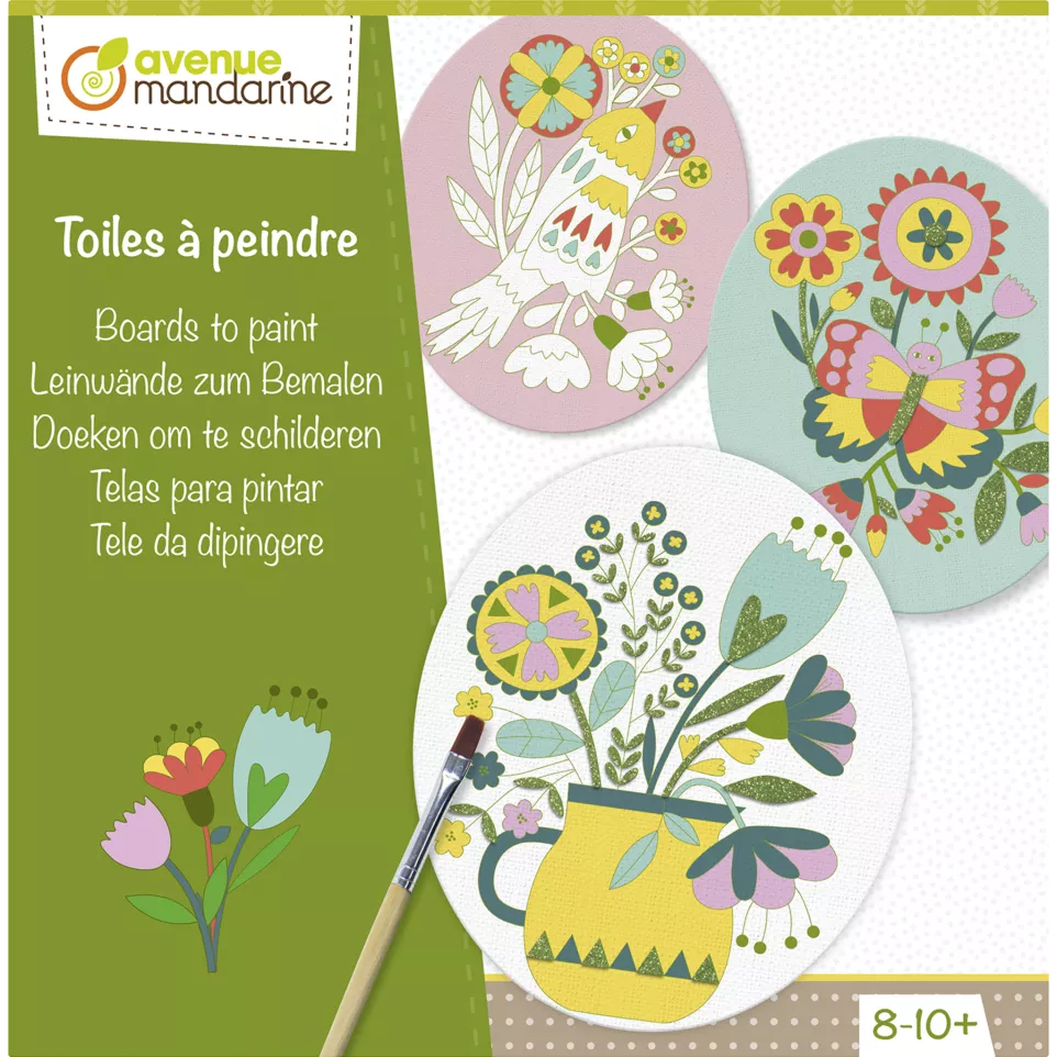 Coffret créatif, Toiles à peindre/ Pce