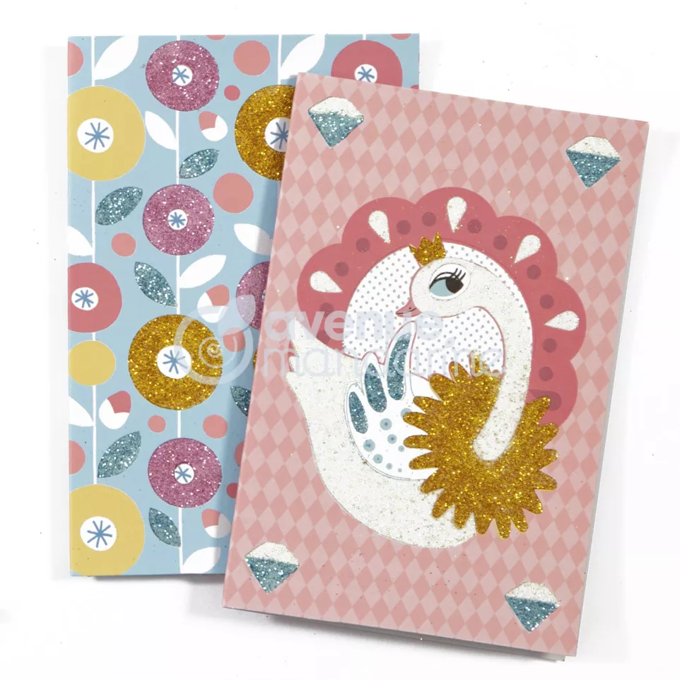 Creative box, Glitter cards/ Pc.