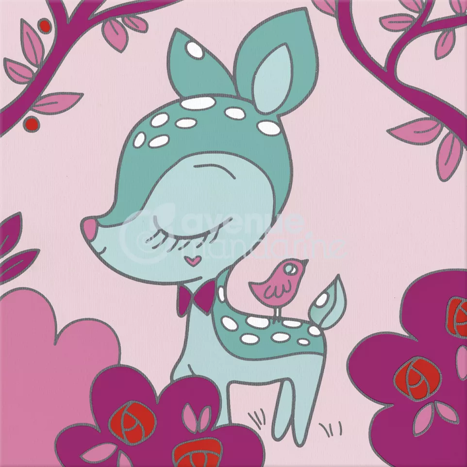 Graffy Paint, Faon, 20x20 cm/ Pce