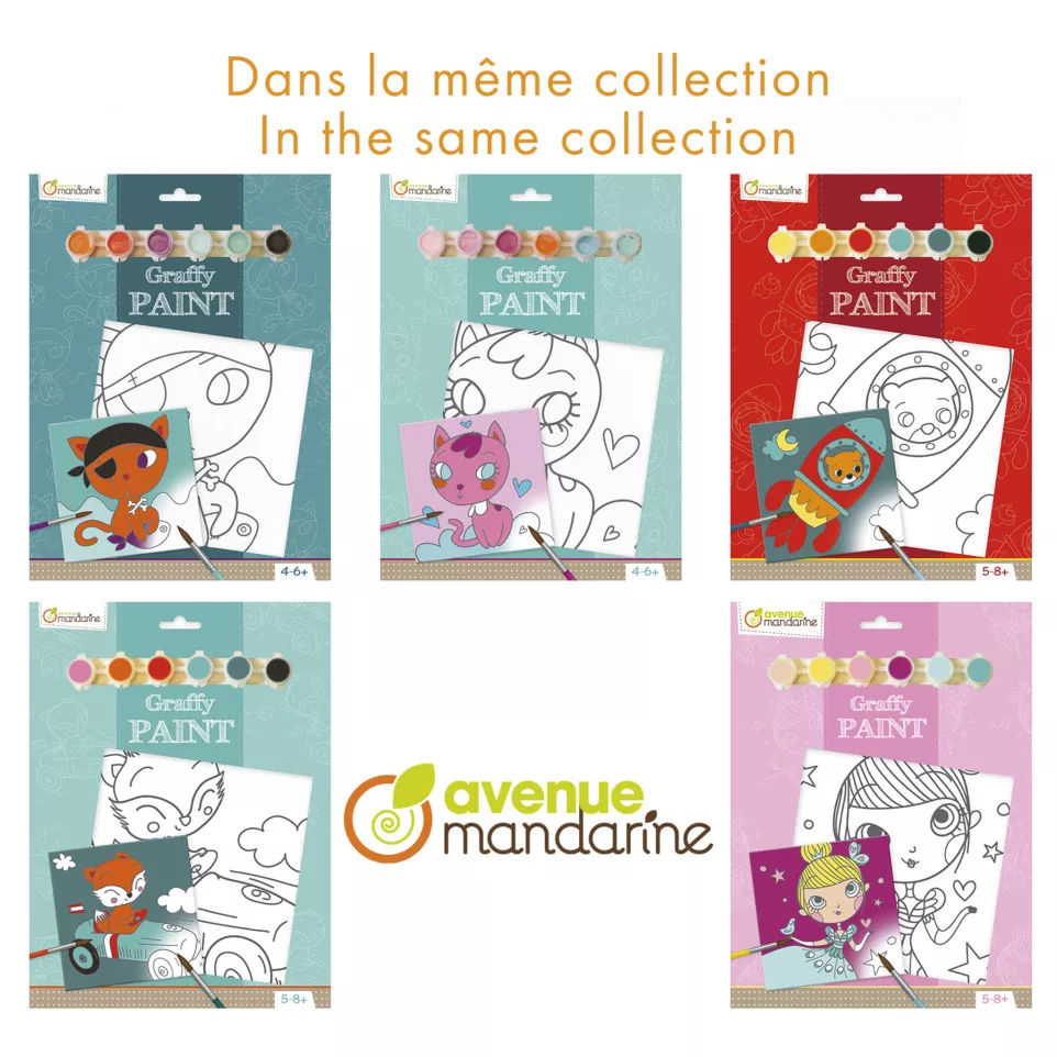 Graffy Paint, Faon, 20x20 cm/ Pce