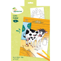 Graffy Colour, Farm Animals Mom Baby/ Pc.