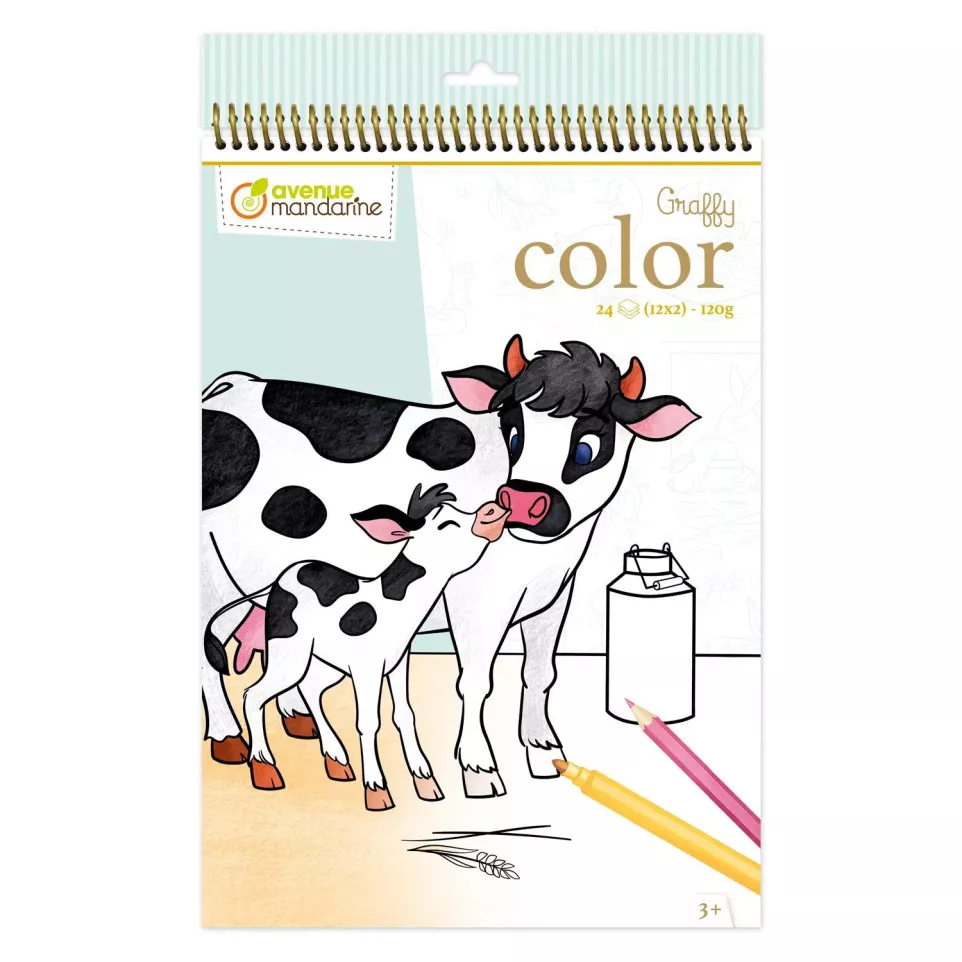 Graffy Colour, Farm Animals Mom Baby/...