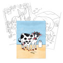 Graffy Colour, Farm Animals Mom Baby/ Pc.