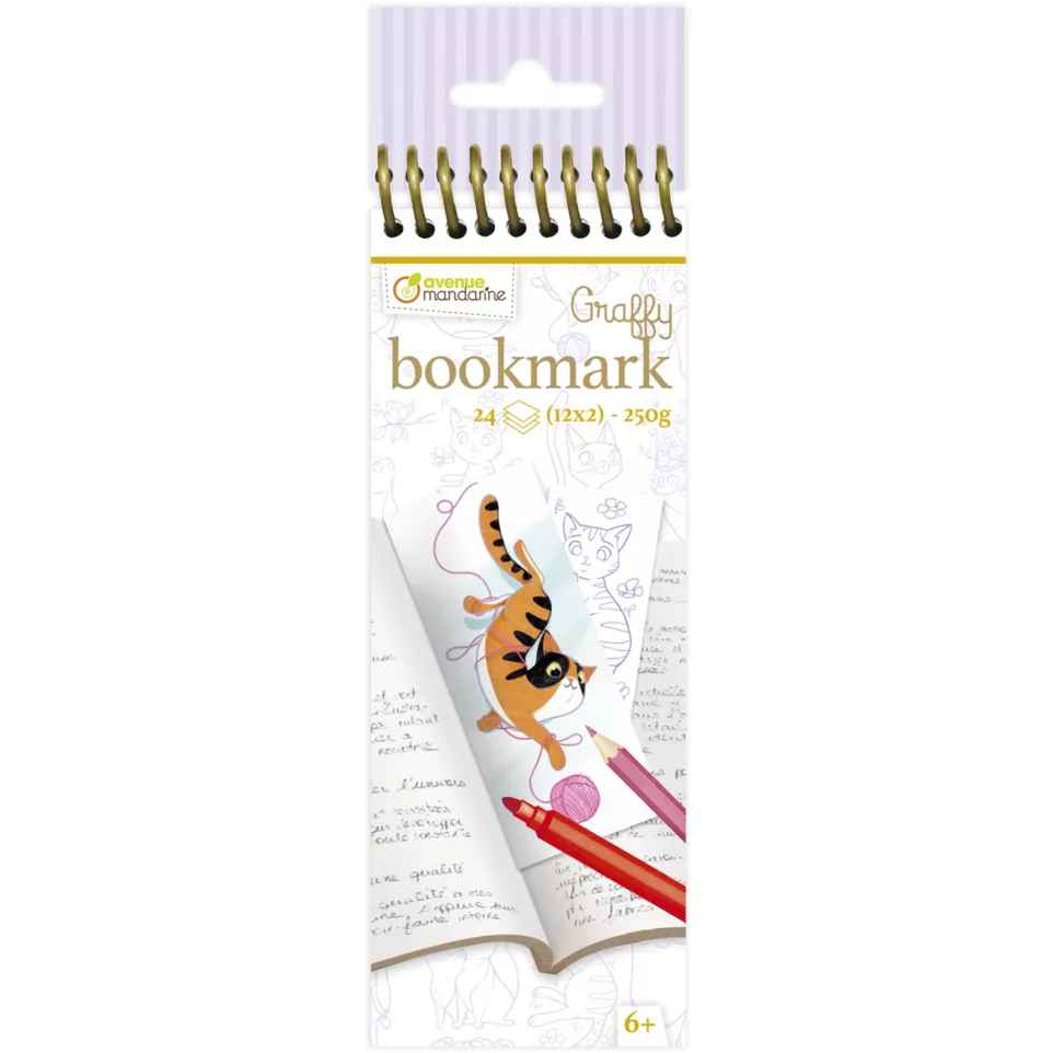 Graffy Bookmark, Cats/ Pc.
