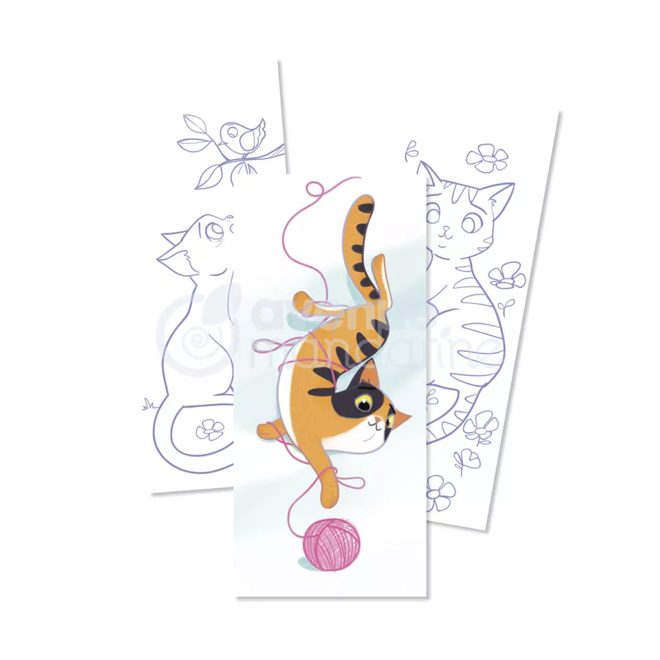 Graffy Bookmark, Katten-/ St.