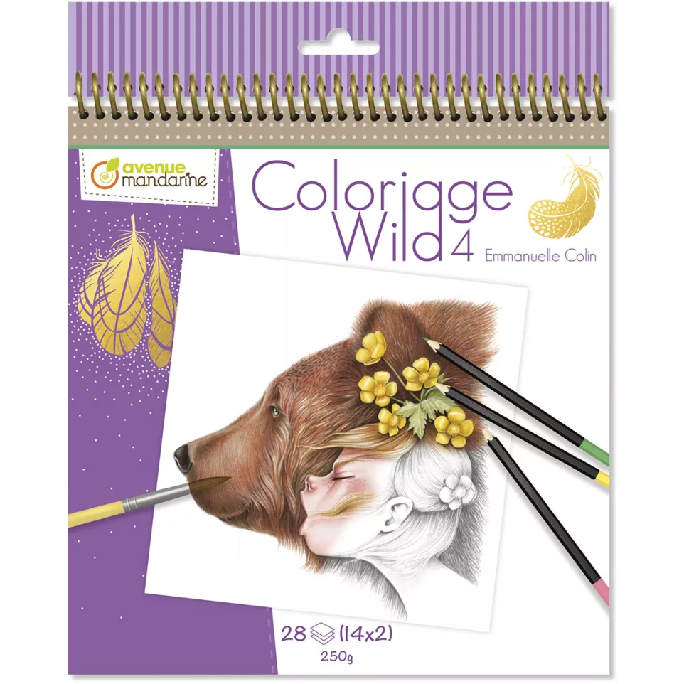 Kleurboek E.Collin Wild 4-/ St.