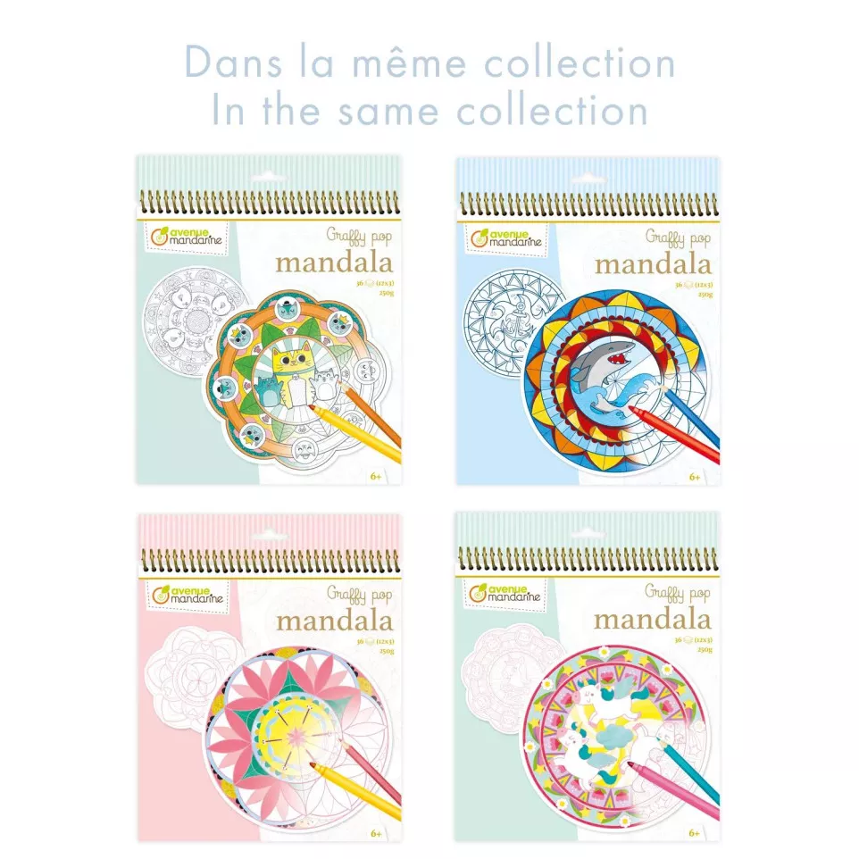 Graffy Pop Mandala, Animaux/ Pce