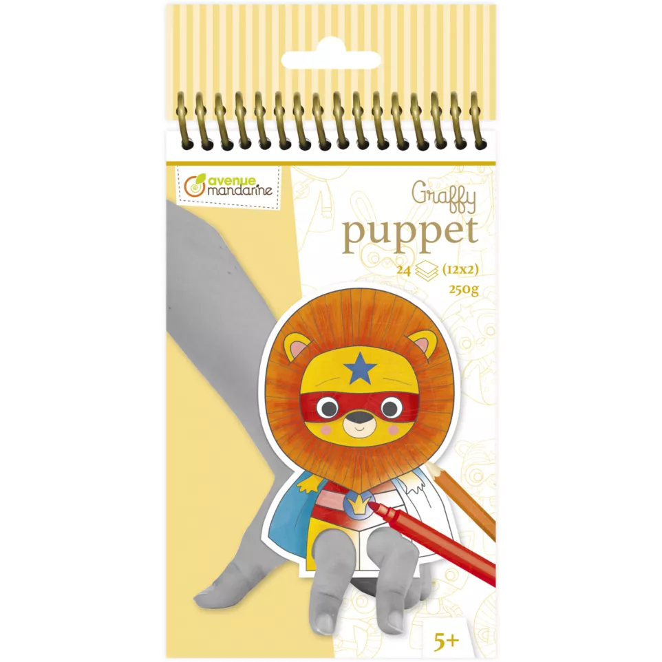 Graffy Puppet, Super Hero Animals/ Pc.