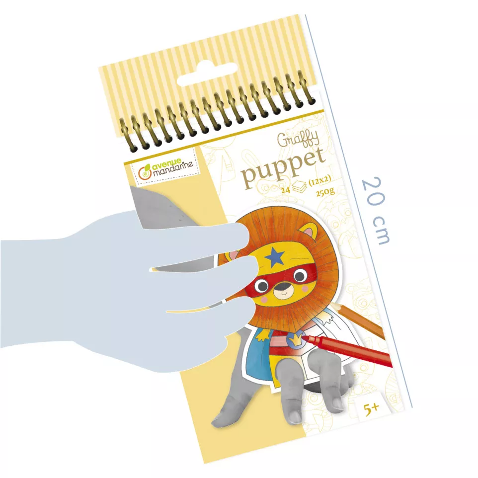 Graffy Puppet, Super Hero Animals/ Pc.