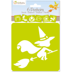 Set de 6 pochoirs enfants,...