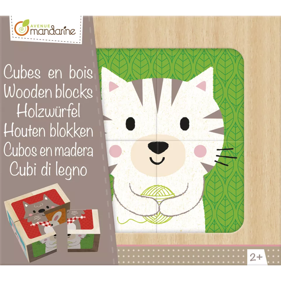 Houten blokken Super Helden-/ St.