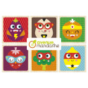 Wooden blocks Super Heroes Fruits-Veget./ Pc.