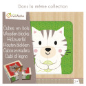 Wooden blocks Super Heroes Fruits-Veget./ Pc.